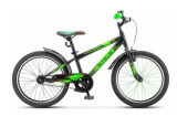 Велосипед STELS Pilot-200 20" Gent Z010*LU088668 (рама 11) Черный/салатовый